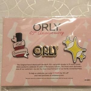 Orly 45th Anniversary Collectible Enamel Pin Set